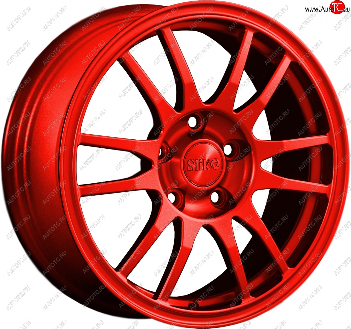12 949 р. Кованый диск Slik classik R16x6.5 Candy RED красный 6.5x16   (Цвет: Candy RED красный 6.5x16)  с доставкой в г. Чебоксары
