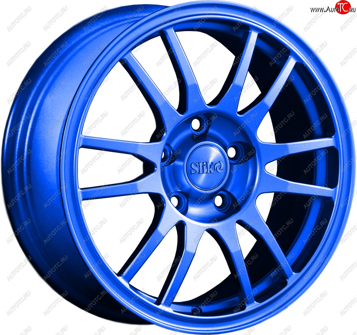 12 949 р. Кованый диск Slik classik R16x6.5 Синий (BLUE) 6.5x16   (Цвет: BLUE)  с доставкой в г. Чебоксары