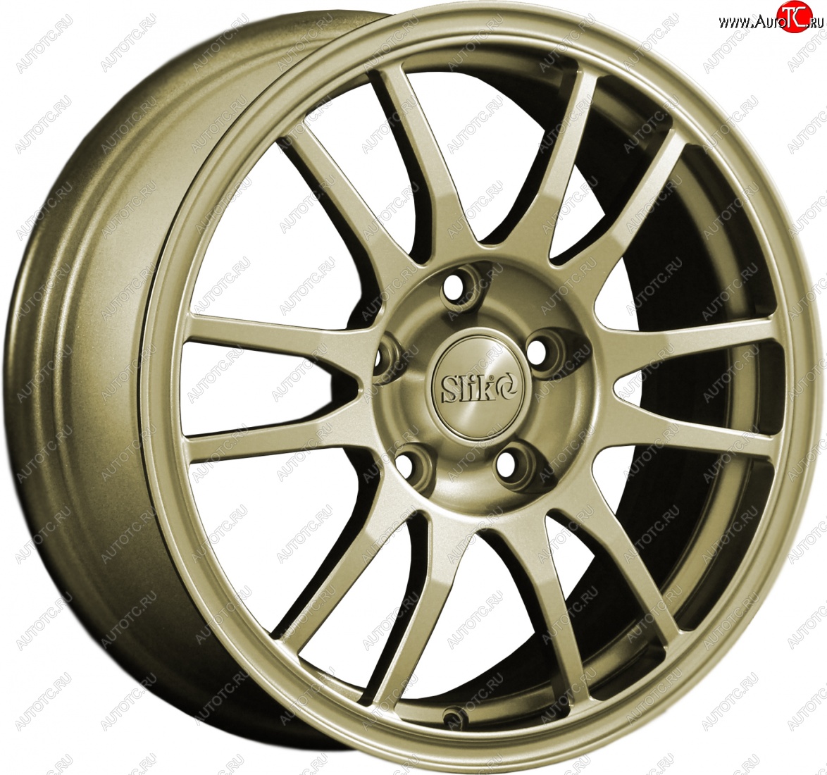 12 949 р. Кованый диск Slik classik R16x6.5 Золотой (G) 6.5x16   (Цвет: G)  с доставкой в г. Чебоксары