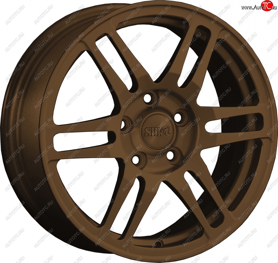 12 949 р. Кованый диск Slik classik R16x6.5 Коньячная бронза. Глянец (BRZCGN) 6.5x16   (Цвет: BRZCGN)  с доставкой в г. Чебоксары