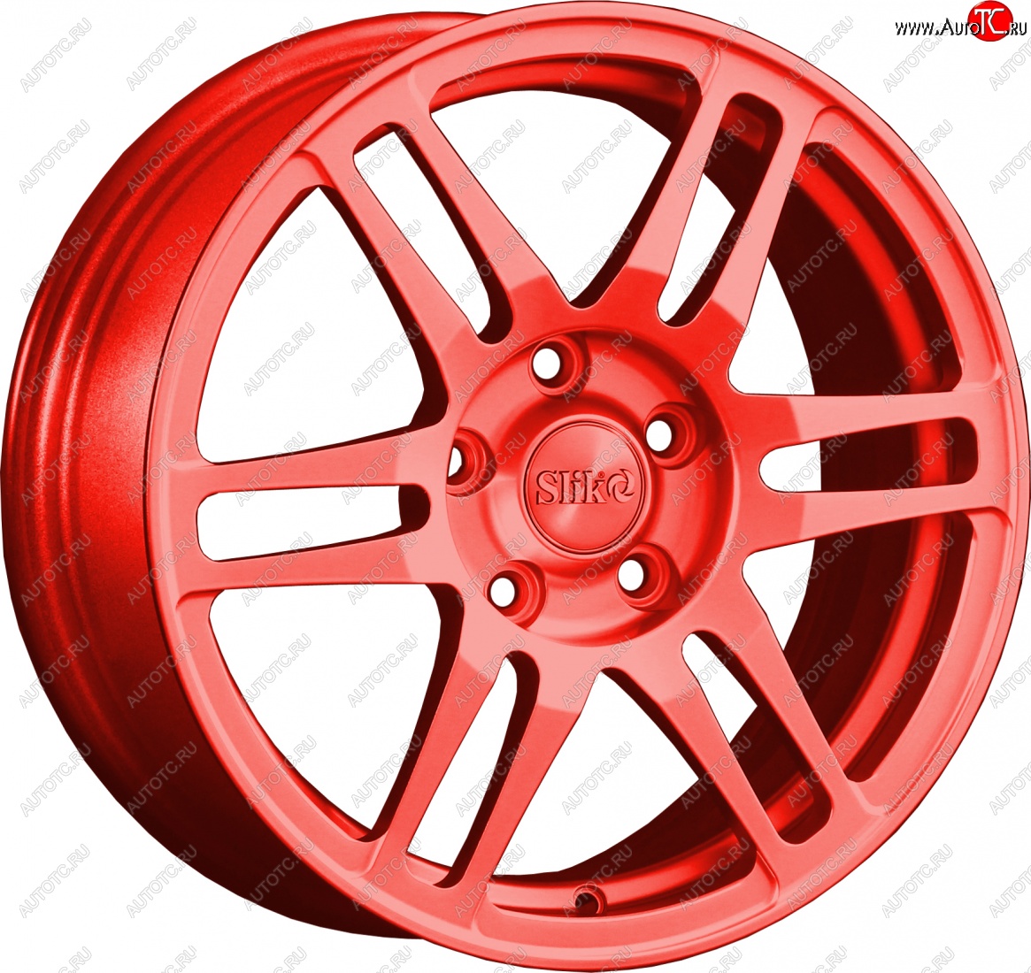 12 949 р. Кованый диск Slik classik R16x6.5 Candy алый 6.5x16   (Цвет: Candy алый 6.5x16)  с доставкой в г. Чебоксары