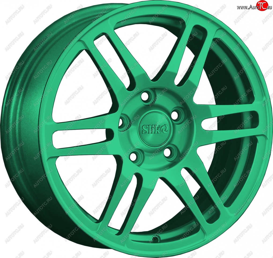 12 949 р. Кованый диск Slik classik R16x6.5 Candy Green изумрудно-зеленый 6.5x16   (Цвет: Candy Green изумрудно-зеленый 6.5x16)  с доставкой в г. Чебоксары