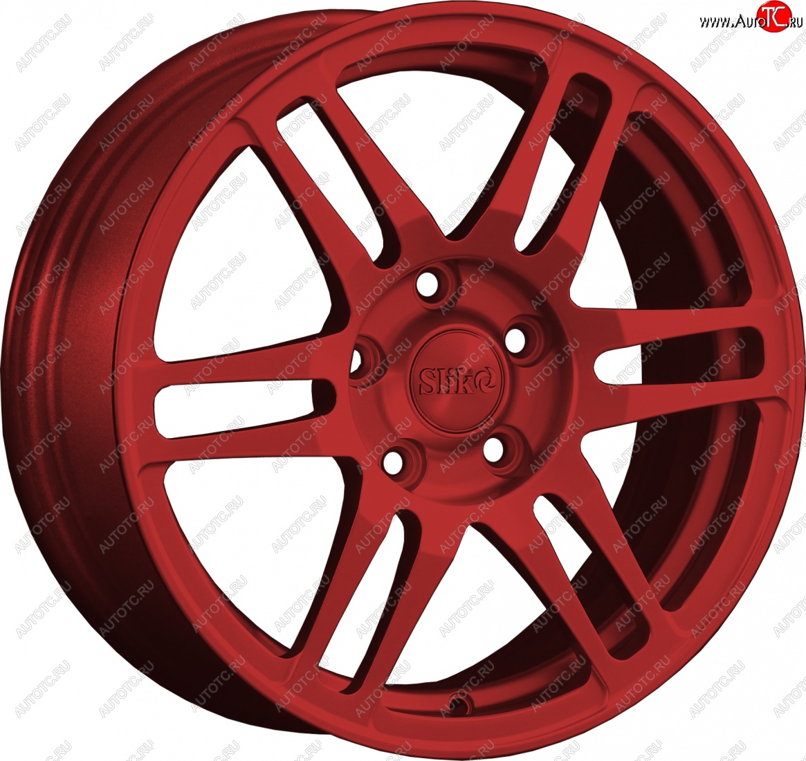 12 949 р. Кованый диск Slik classik R16x6.5 Candy RED красный 6.5x16   (Цвет: Candy RED красный 6.5x16)  с доставкой в г. Чебоксары