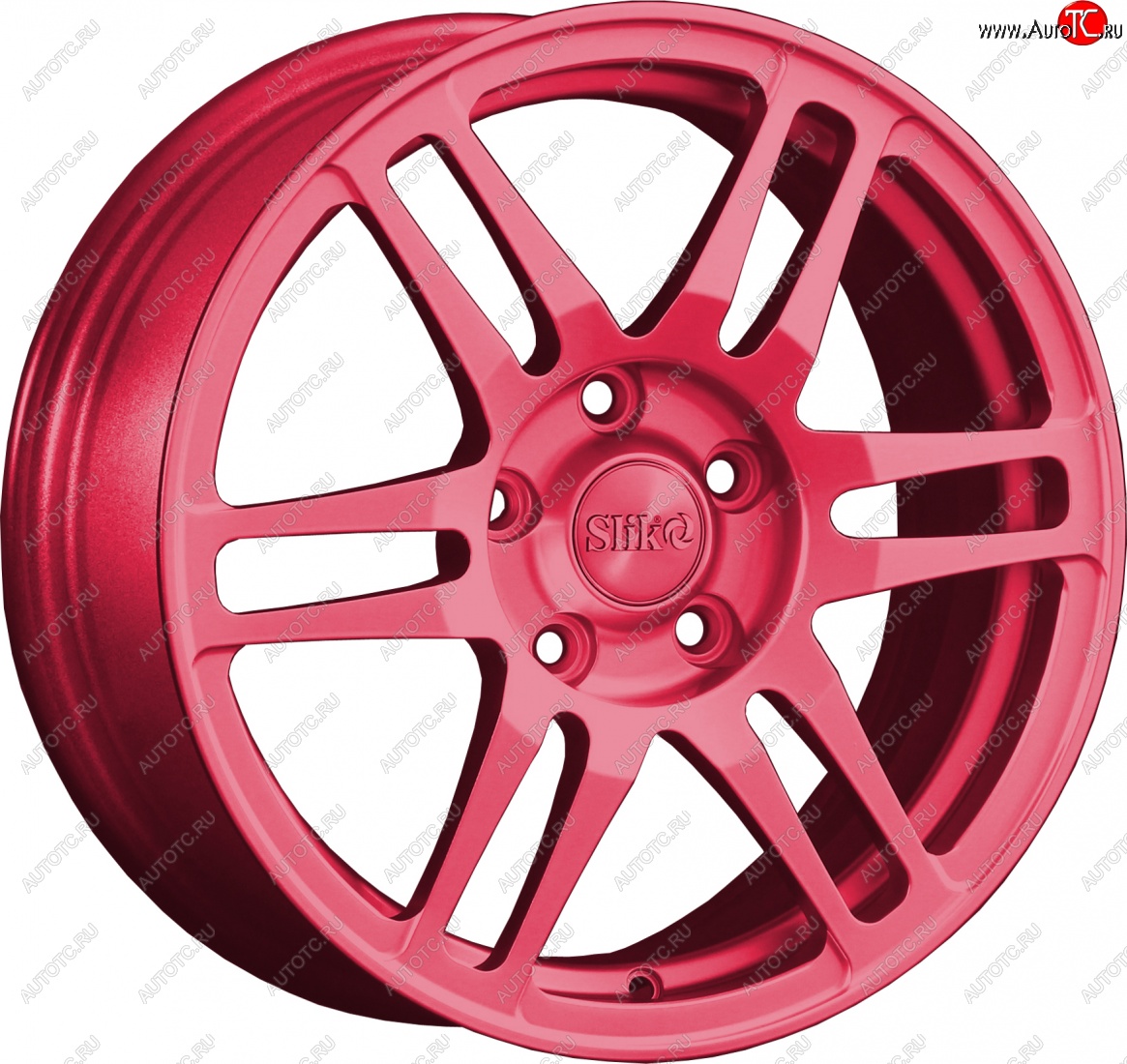12 949 р. Кованый диск Slik classik R16x6.5 Candy RUBIN рубиновый 6.5x16   (Цвет: Candy RUBIN рубиновый 6.5x16)  с доставкой в г. Чебоксары