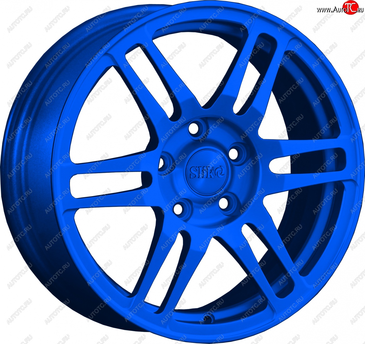 12 949 р. Кованый диск Slik classik R16x6.5 Candy BLUE синий 6.5x16   (Цвет: Candy BLUE синий 6.5x16)  с доставкой в г. Чебоксары