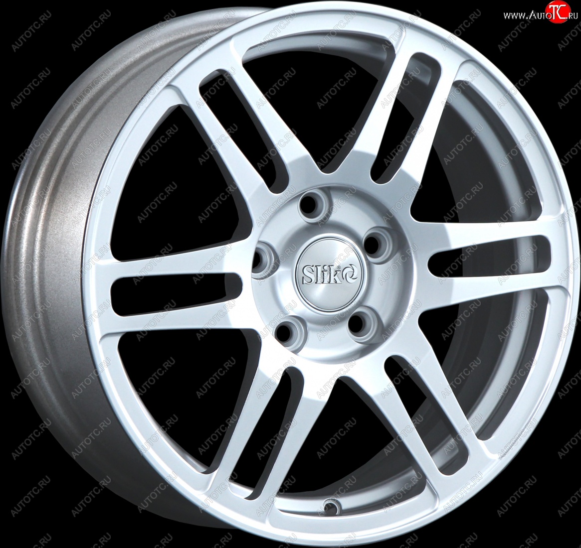 12 949 р. Кованый диск Slik classik R16x6.5 Серебристый светлый (S16) 6.5x16   (Цвет: S16)  с доставкой в г. Чебоксары