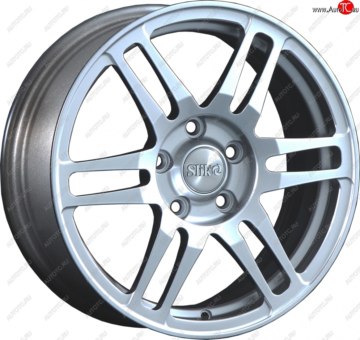 12 949 р. Кованый диск Slik classik R16x6.5 Серебристый тёмный (S25) 6.5x16   (Цвет: S25)  с доставкой в г. Чебоксары