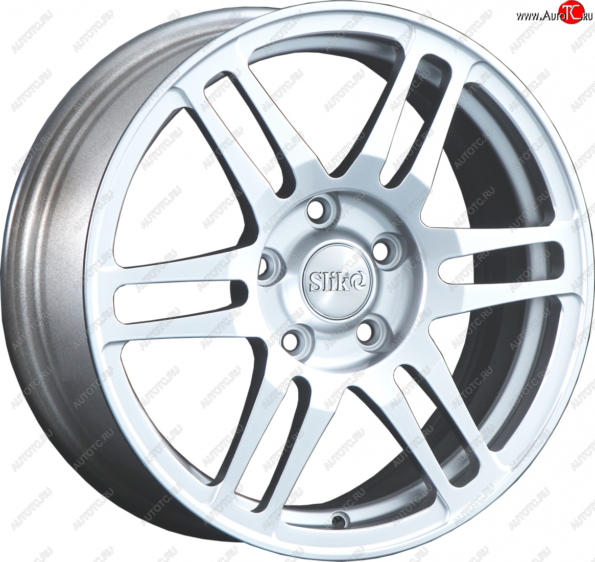 12 949 р. Кованый диск Slik classik R16x6.5 Яркое-блестящее серебро (HPB) 6.5x16   (Цвет: HPB)  с доставкой в г. Чебоксары