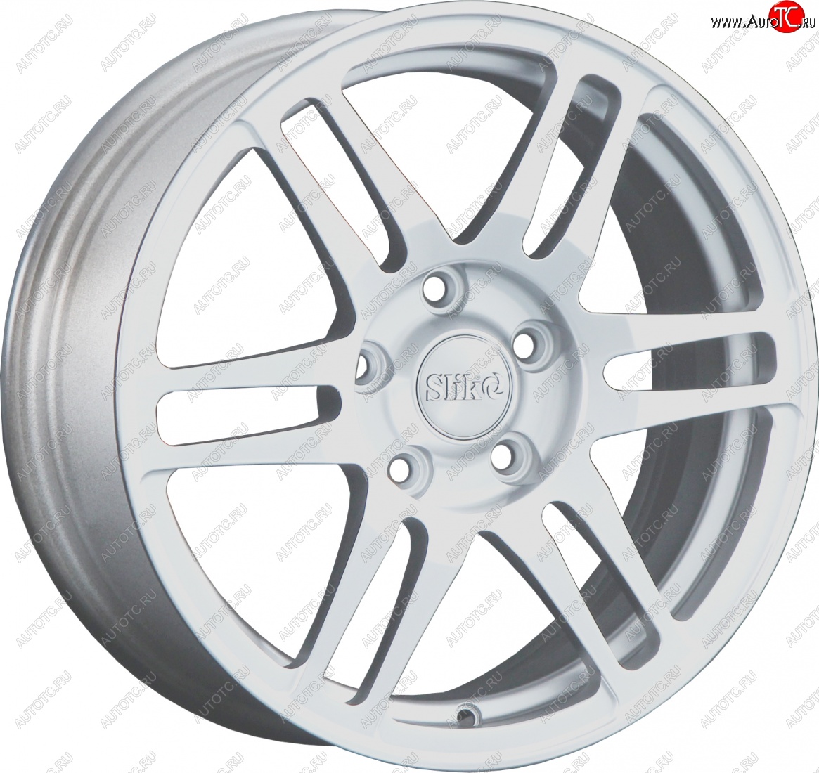 12 949 р. Кованый диск Slik classik R16x6.5 Белый (W) 6.5x16   (Цвет: W)  с доставкой в г. Чебоксары