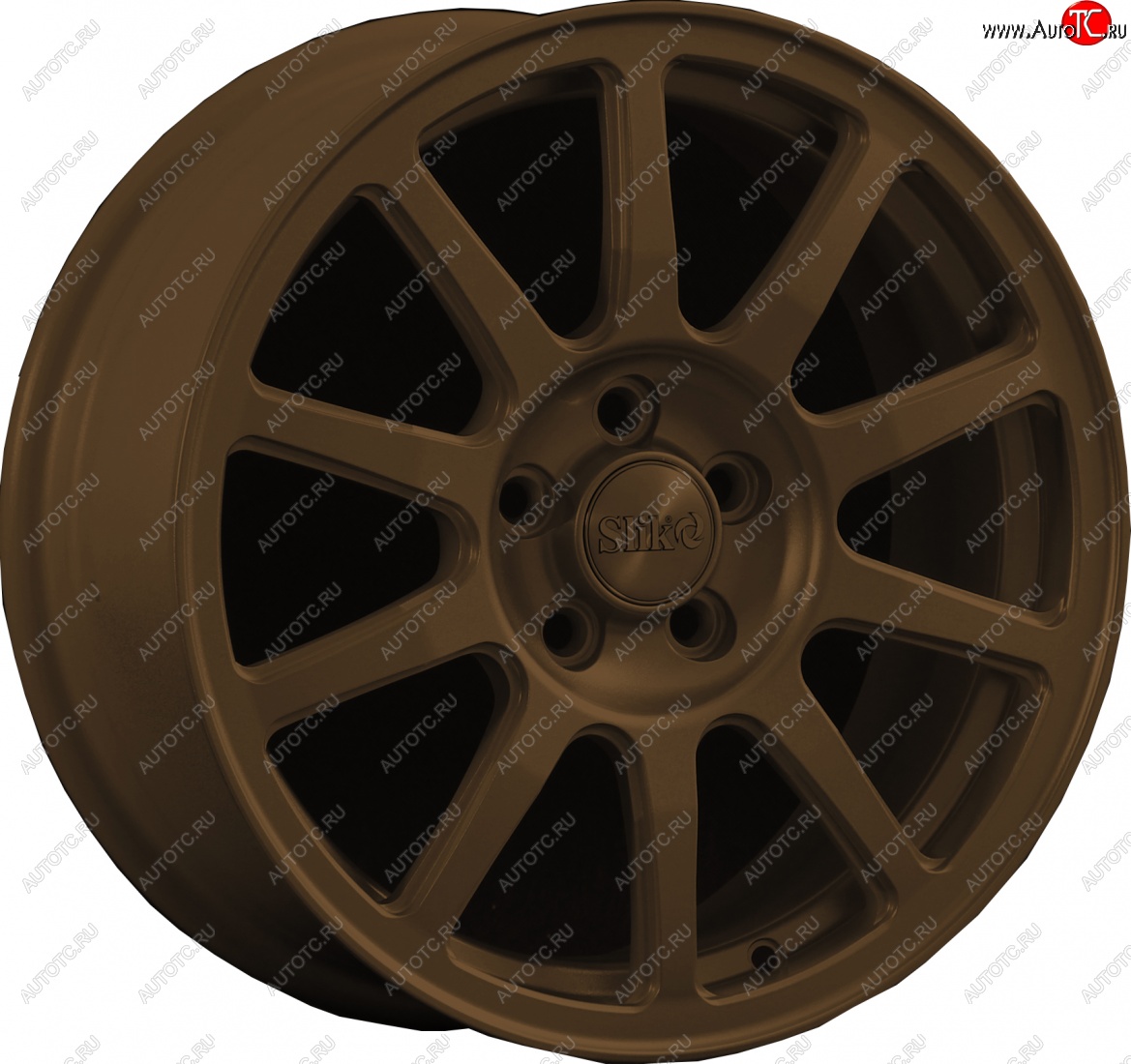 18 999 р. Кованый диск Slik classik R16x6.5 Коньячная бронза. Глянец (BRZCGN) 6.5x16   (Цвет: BRZCGN)  с доставкой в г. Чебоксары