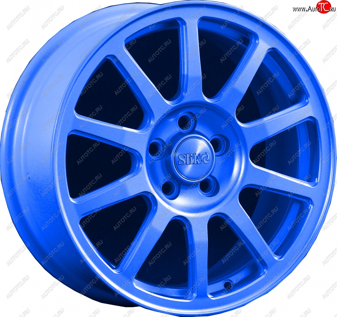 18 999 р. Кованый диск Slik classik R16x6.5 Синий (BLUE) 6.5x16   (Цвет: BLUE)  с доставкой в г. Чебоксары