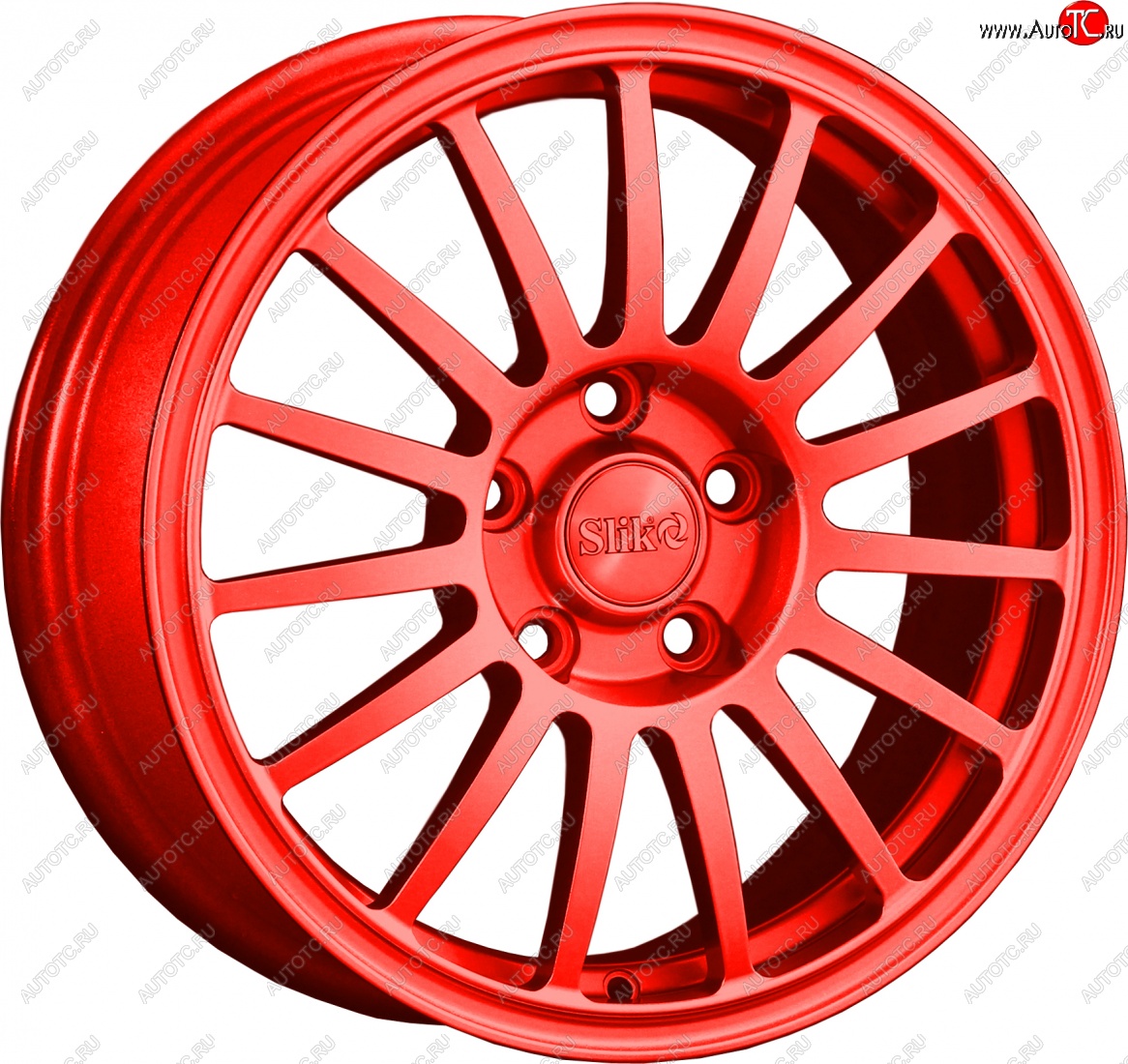 15 249 р. Кованый диск Slik classik R16x6.5 Candy алый 6.5x16   (Цвет: Candy алый 6.5x16)  с доставкой в г. Чебоксары