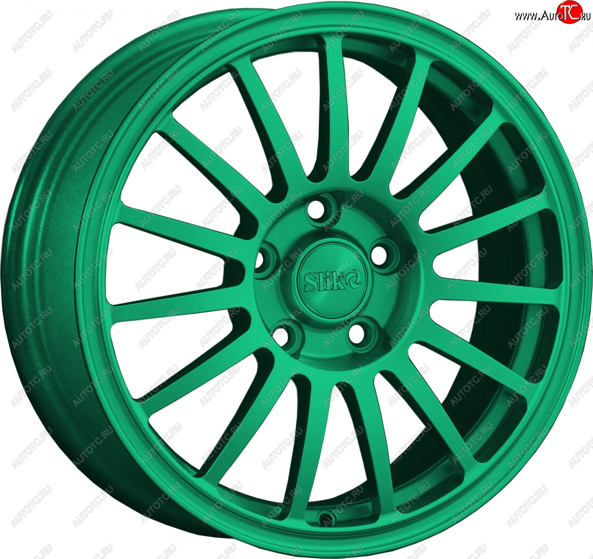 15 249 р. Кованый диск Slik classik R16x6.5 Candy Green изумрудно-зеленый 6.5x16   (Цвет: Candy Green изумрудно-зеленый 6.5x16)  с доставкой в г. Чебоксары