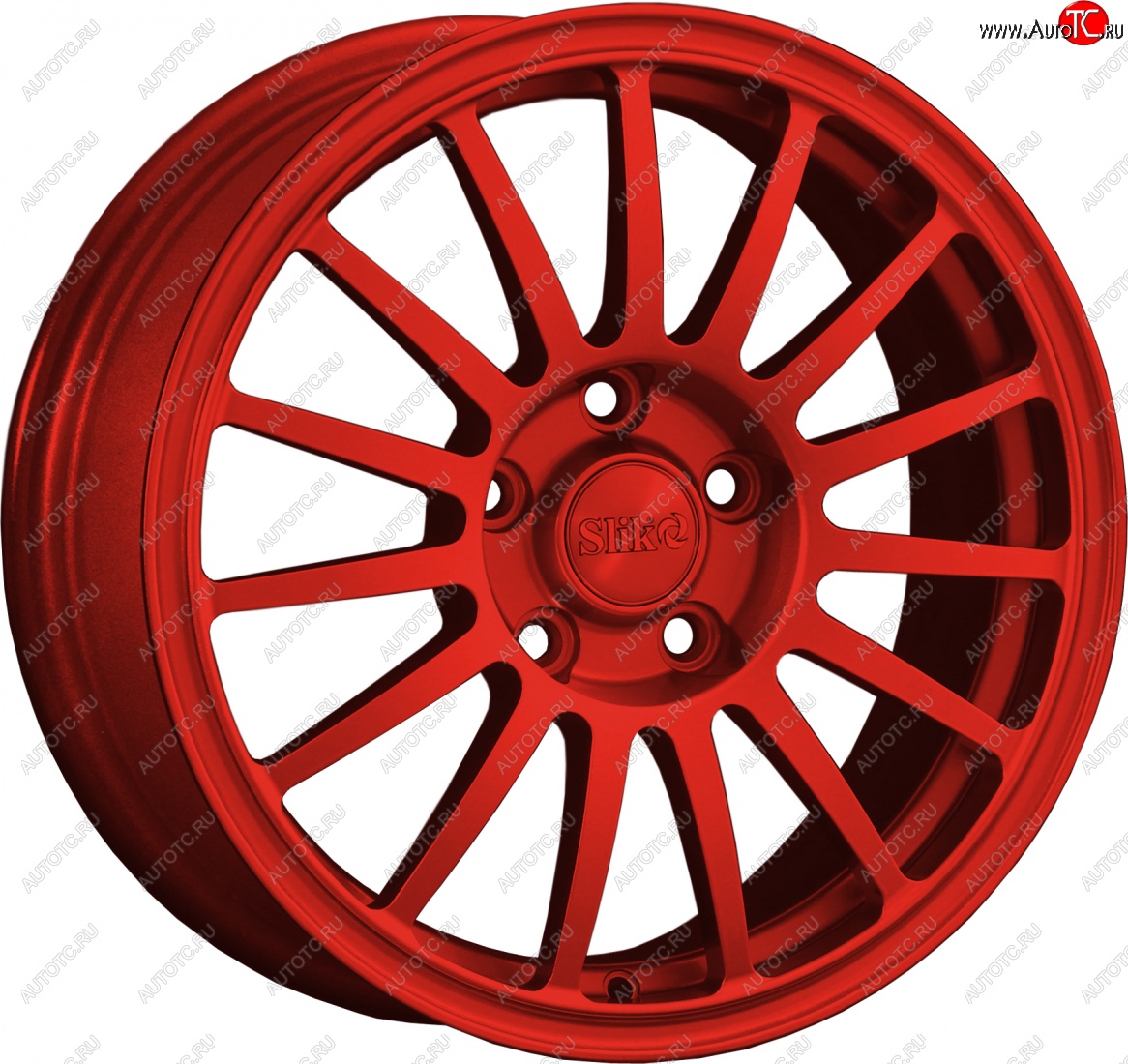 15 249 р. Кованый диск Slik classik R16x6.5 Candy RED красный 6.5x16   (Цвет: Candy RED красный 6.5x16)  с доставкой в г. Чебоксары