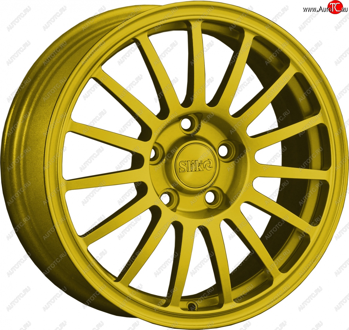 15 249 р. Кованый диск Slik classik R16x6.5 Candy YELLOW ярко-желтый 6.5x16   (Цвет: Candy YELLOW ярко-желтый 6.5x16)  с доставкой в г. Чебоксары
