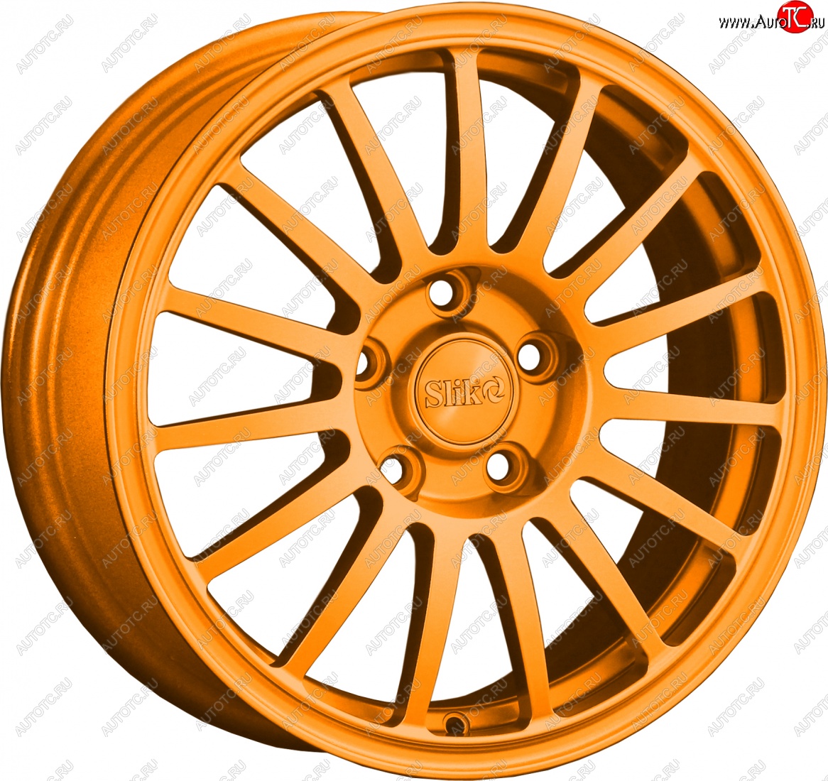 15 249 р. Кованый диск Slik classik R16x6.5 Ярко-оранжевый (ORANGE) 6.5x16   (Цвет: ORANGE)  с доставкой в г. Чебоксары
