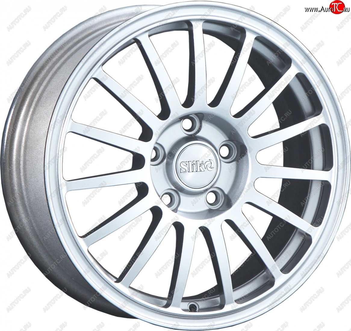 15 249 р. Кованый диск Slik classik R16x6.5 Яркое-блестящее серебро (HPB) 6.5x16   (Цвет: HPB)  с доставкой в г. Чебоксары