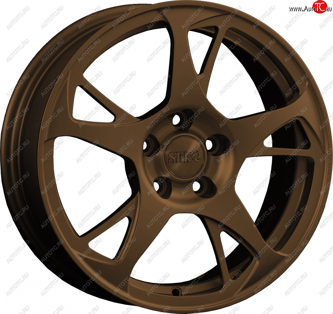 10 999 р. Кованый диск Slik classik R16x6.5 Коньячная бронза. Глянец (BRZCGN) 6.5x16   (Цвет: BRZCGN)  с доставкой в г. Чебоксары