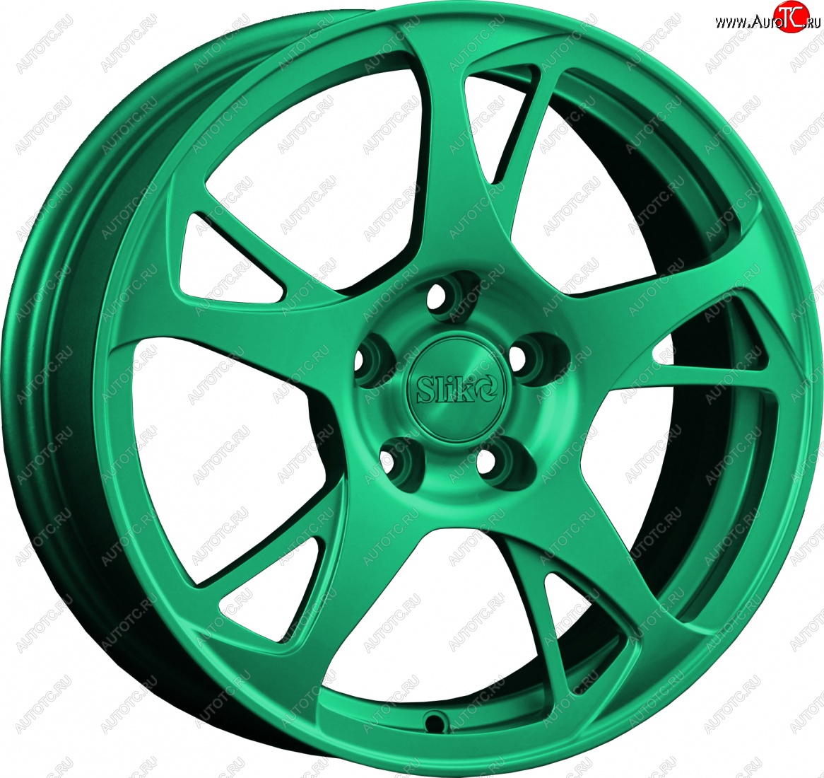 10 999 р. Кованый диск Slik classik R16x6.5 Candy Green изумрудно-зеленый 6.5x16   (Цвет: Candy Green изумрудно-зеленый 6.5x16)  с доставкой в г. Чебоксары