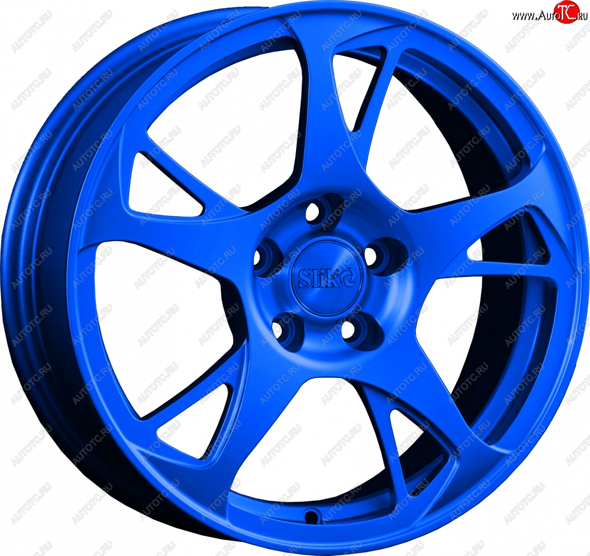 10 999 р. Кованый диск Slik classik R16x6.5 Candy BLUE синий 6.5x16   (Цвет: Candy BLUE синий 6.5x16)  с доставкой в г. Чебоксары