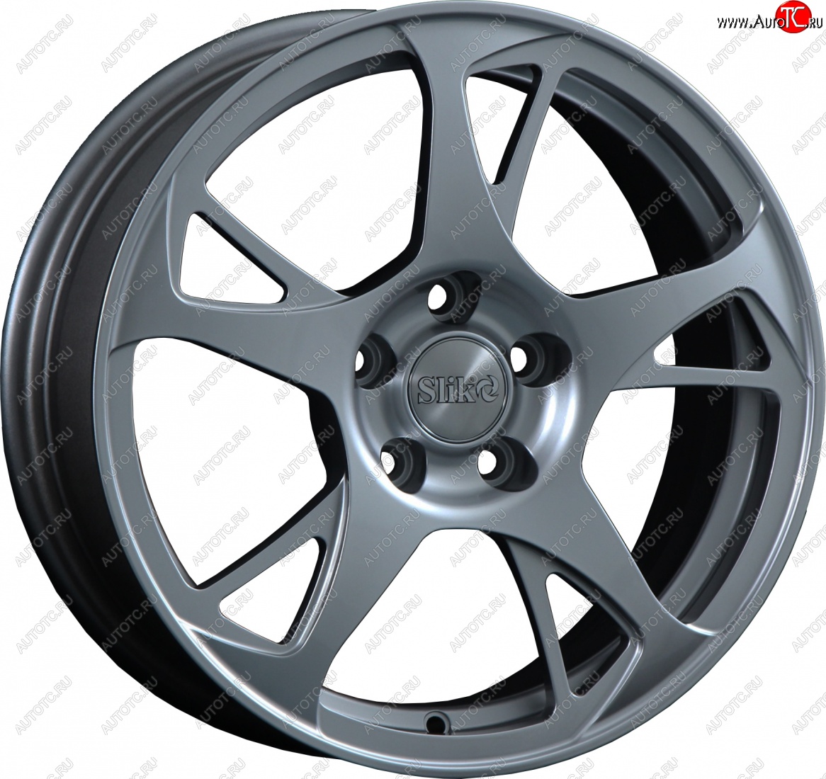 10 699 р. Кованый диск Slik classik R16x6.5 Серебристый тёмный (S25) 6.5x16   (Цвет: S25)  с доставкой в г. Чебоксары