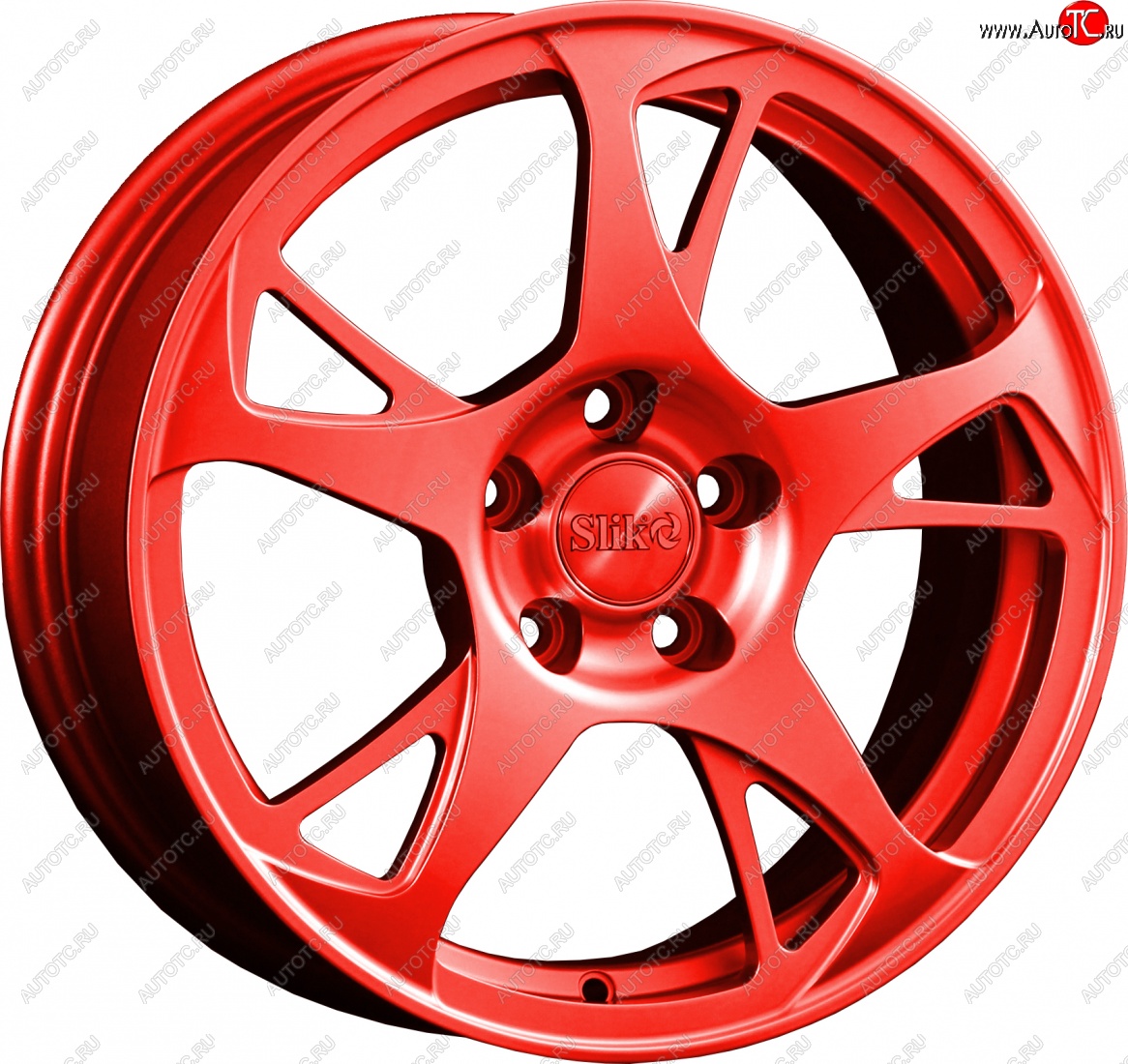 10 999 р. Кованый диск Slik classik R16x6.5 RAL 3026 ярко-алый (3026) 6.5x16   (Цвет: 3026)  с доставкой в г. Чебоксары