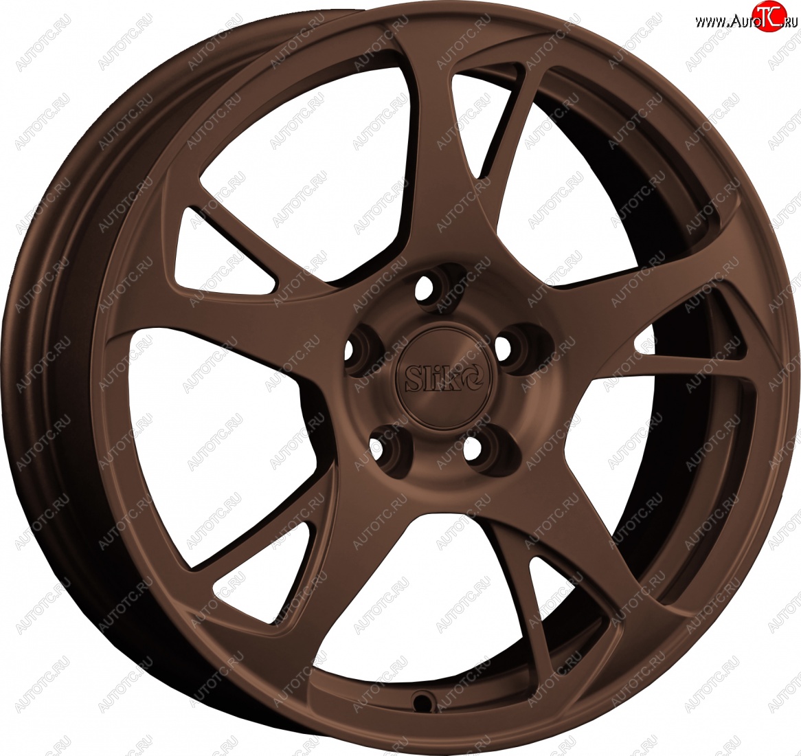 10 999 р. Кованый диск Slik classik R16x6.5 Бронза (BRZ) 6.5x16   (Цвет: BRZ)  с доставкой в г. Чебоксары