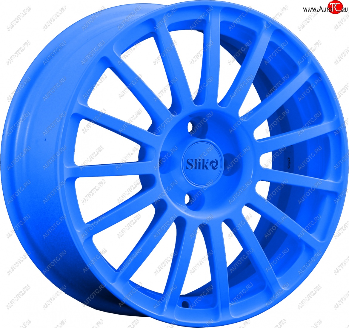 18 999 р. Кованый диск Slik classik R16x6.5 Синий (BLUE) 6.5x16   (Цвет: BLUE)  с доставкой в г. Чебоксары