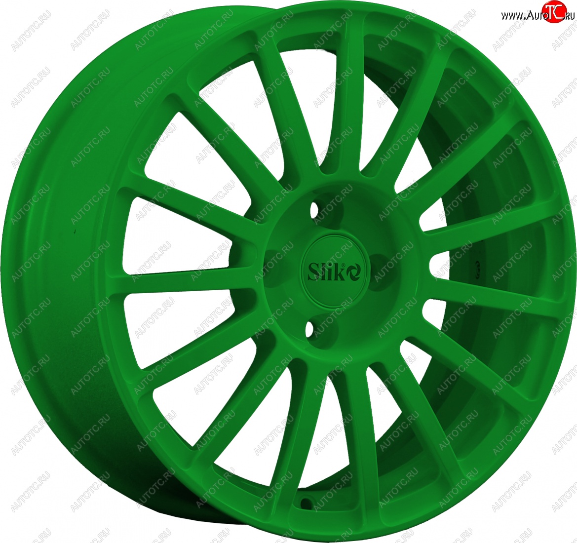 18 999 р. Кованый диск Slik classik R16x6.5 Зеленый (GREEN) 6.5x16   (Цвет: GREEN)  с доставкой в г. Чебоксары