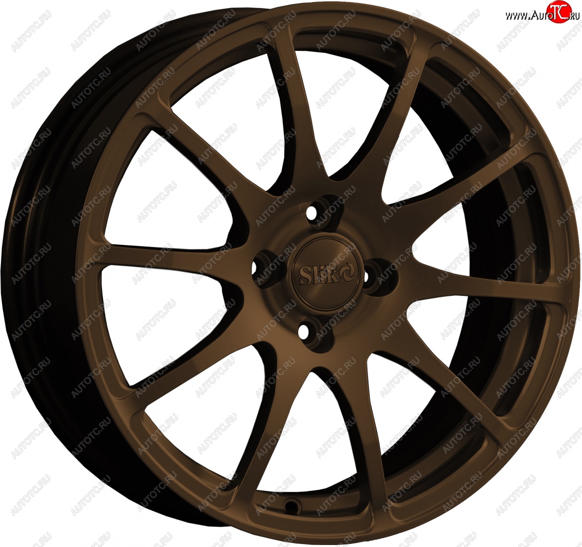 18 999 р. Кованый диск Slik classik R16x6.5 Коньячная бронза. Глянец (BRZCGN) 6.5x16   (Цвет: BRZCGN)  с доставкой в г. Чебоксары