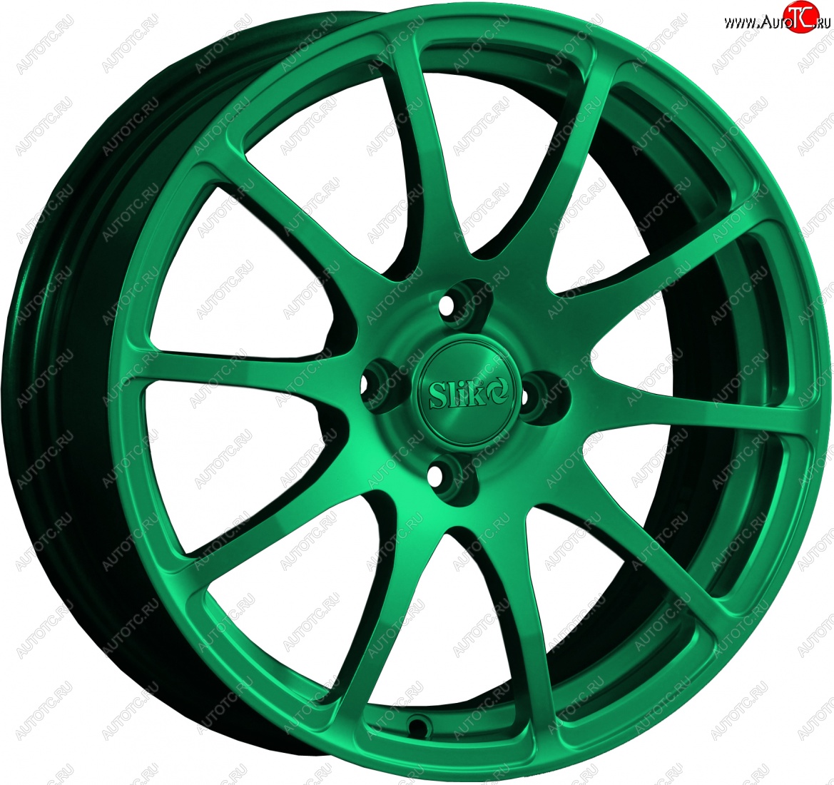 18 999 р. Кованый диск Slik classik R16x6.5 Candy Green изумрудно-зеленый 6.5x16   (Цвет: Candy Green изумрудно-зеленый 6.5x16)  с доставкой в г. Чебоксары