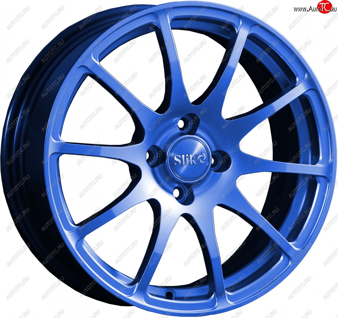 18 999 р. Кованый диск Slik classik R16x6.5 Синий (BLUE) 6.5x16   (Цвет: BLUE)  с доставкой в г. Чебоксары