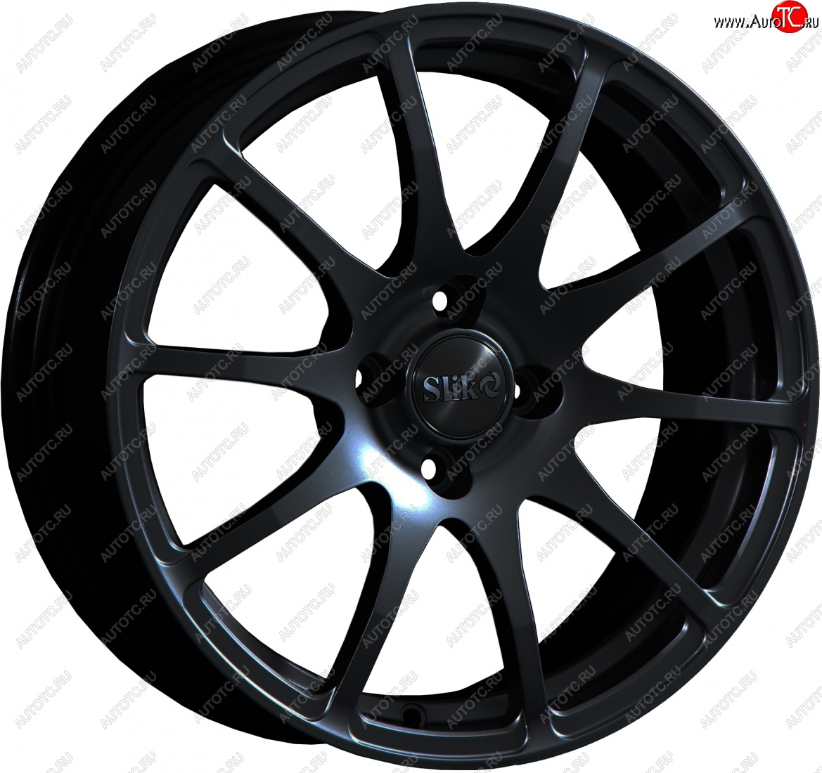 18 999 р. Кованый диск Slik classik R16x6.5 Черный глянцевый (BK) 6.5x16   (Цвет: BK)  с доставкой в г. Чебоксары