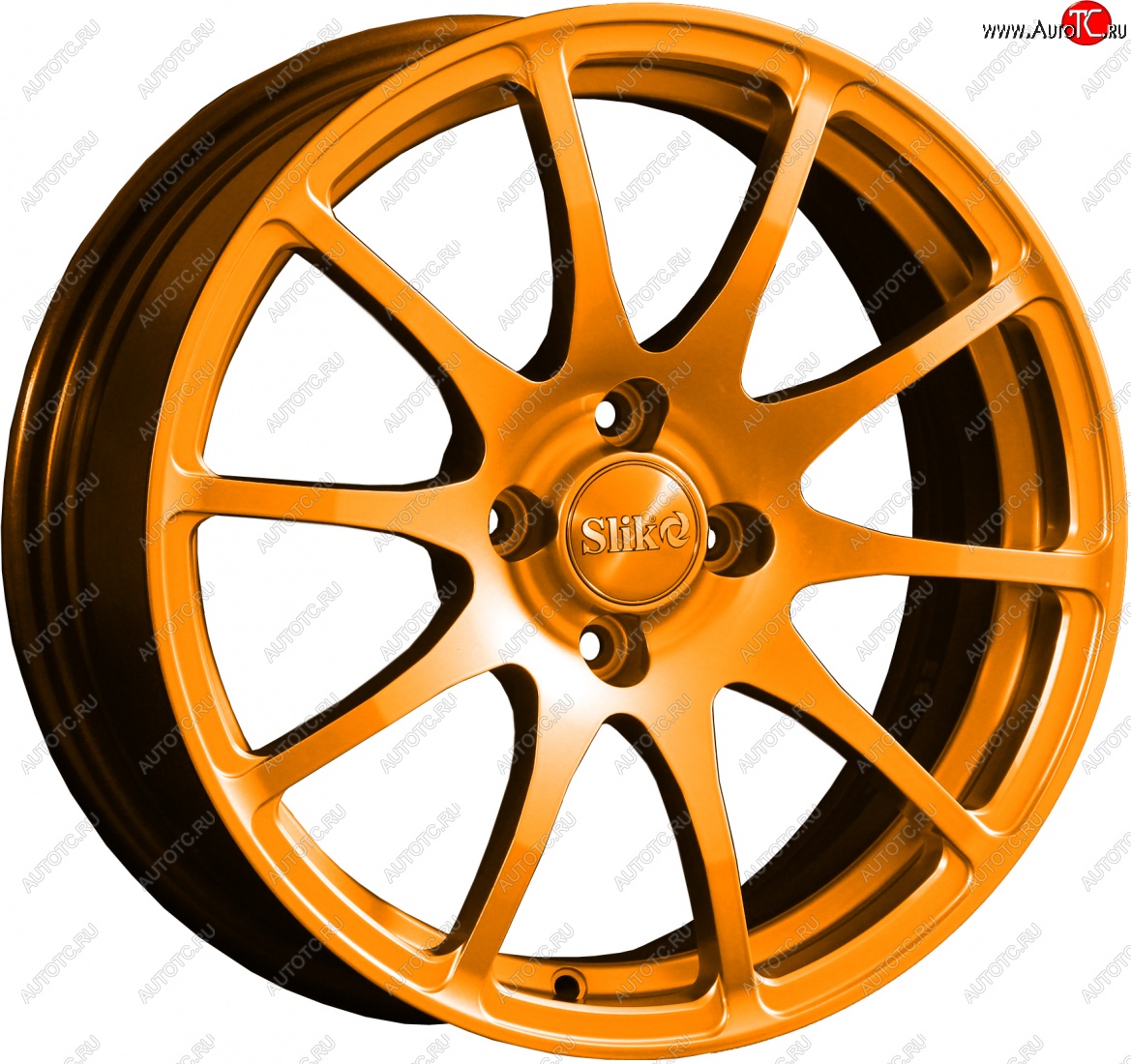 18 999 р. Кованый диск Slik classik R16x6.5 Ярко-оранжевый (ORANGE) 6.5x16   (Цвет: ORANGE)  с доставкой в г. Чебоксары