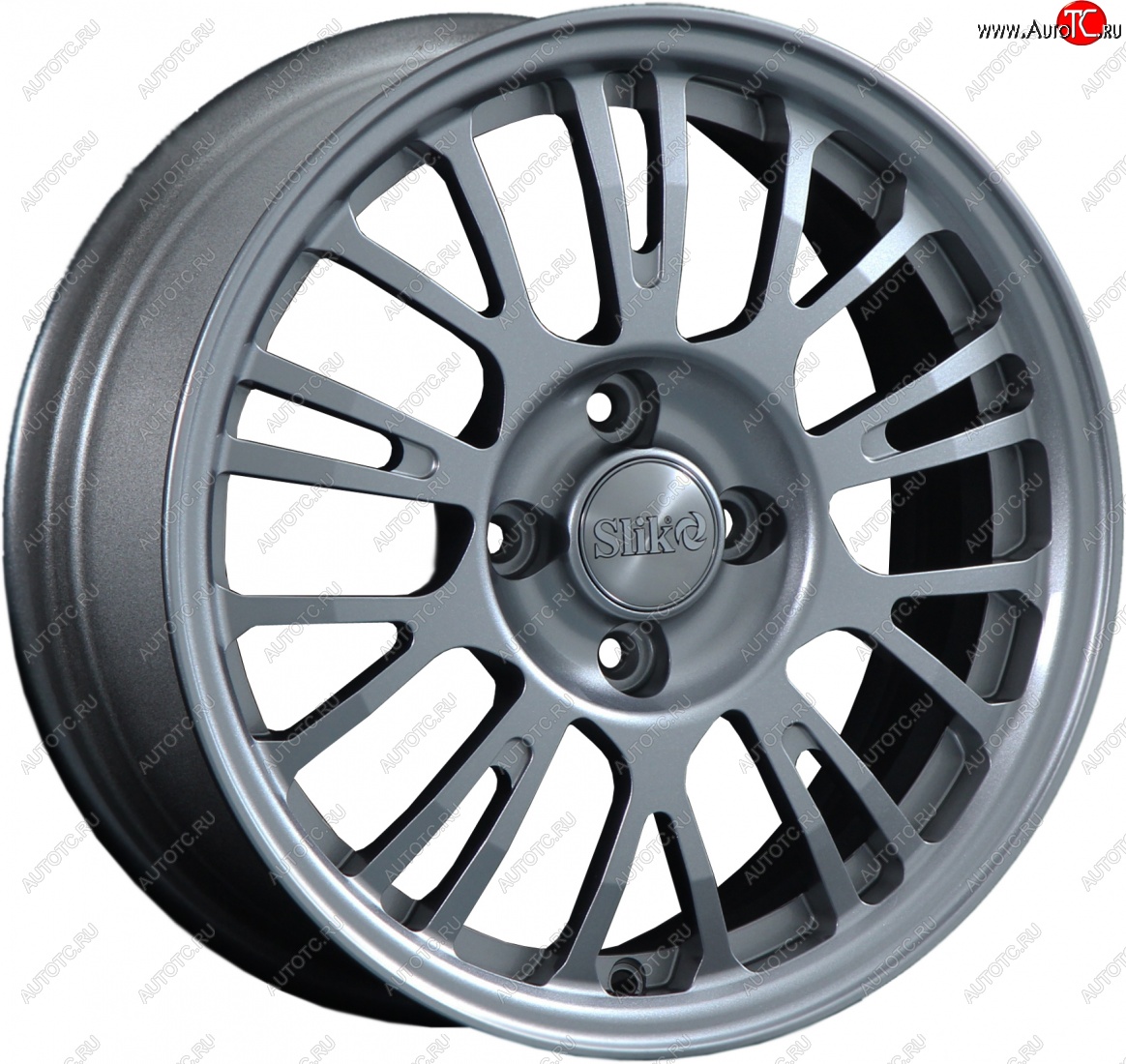 14 799 р. Кованый диск Slik Classik 6x15 (Серебристый тёмный)   (Цвет: Серебристый тёмный)  с доставкой в г. Чебоксары