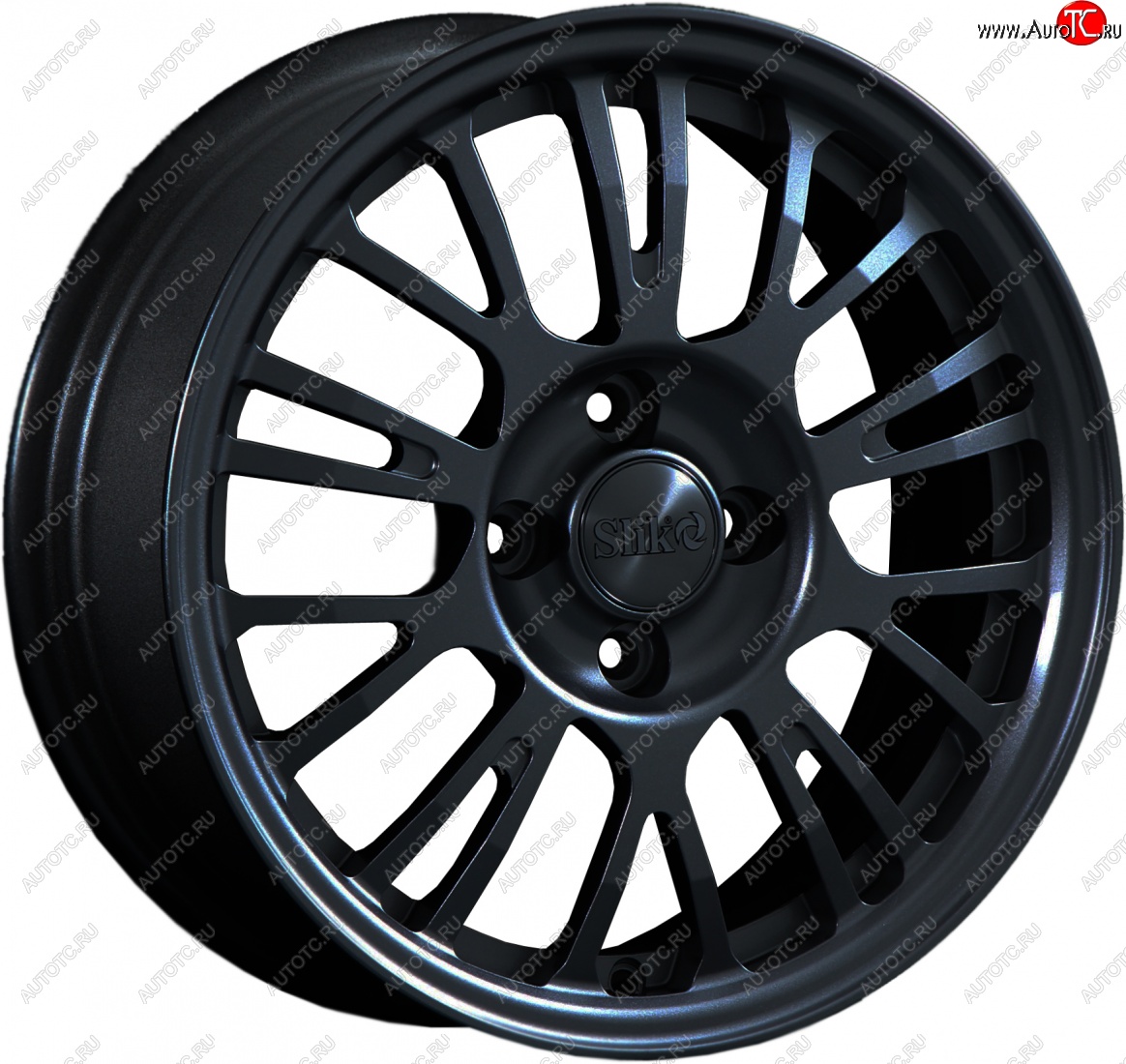 14 799 р. Кованый диск Slik Classik 6x15 (Черный матовый)   (Цвет: Черный матовый)  с доставкой в г. Чебоксары