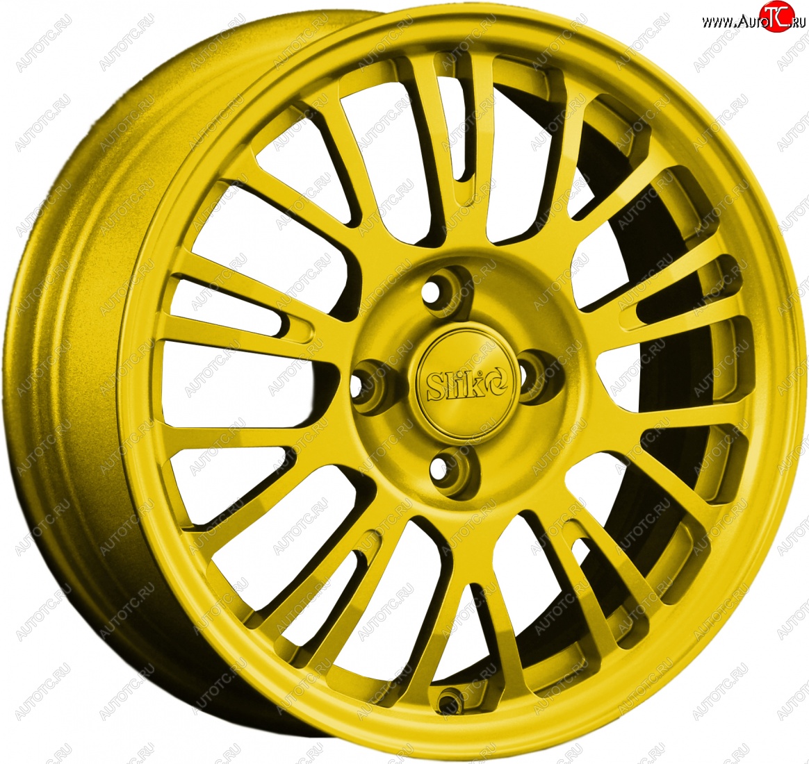 14 799 р. Кованый диск Slik Classik 6x15 (Ярко-желтый RAL 1021)   (Цвет: Ярко-желтый RAL 1021)  с доставкой в г. Чебоксары