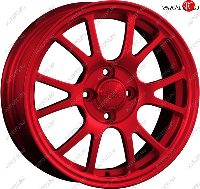 14 899 р. Кованый диск Slik Classik 6x15 (Candy красный)   (Цвет: Candy красный)  с доставкой в г. Чебоксары