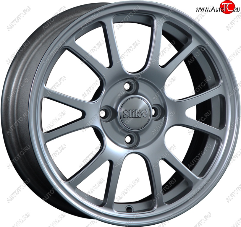 13 299 р. Кованый диск Slik Classik 6x15 (Серебристый тёмный)   (Цвет: Серебристый тёмный)  с доставкой в г. Чебоксары