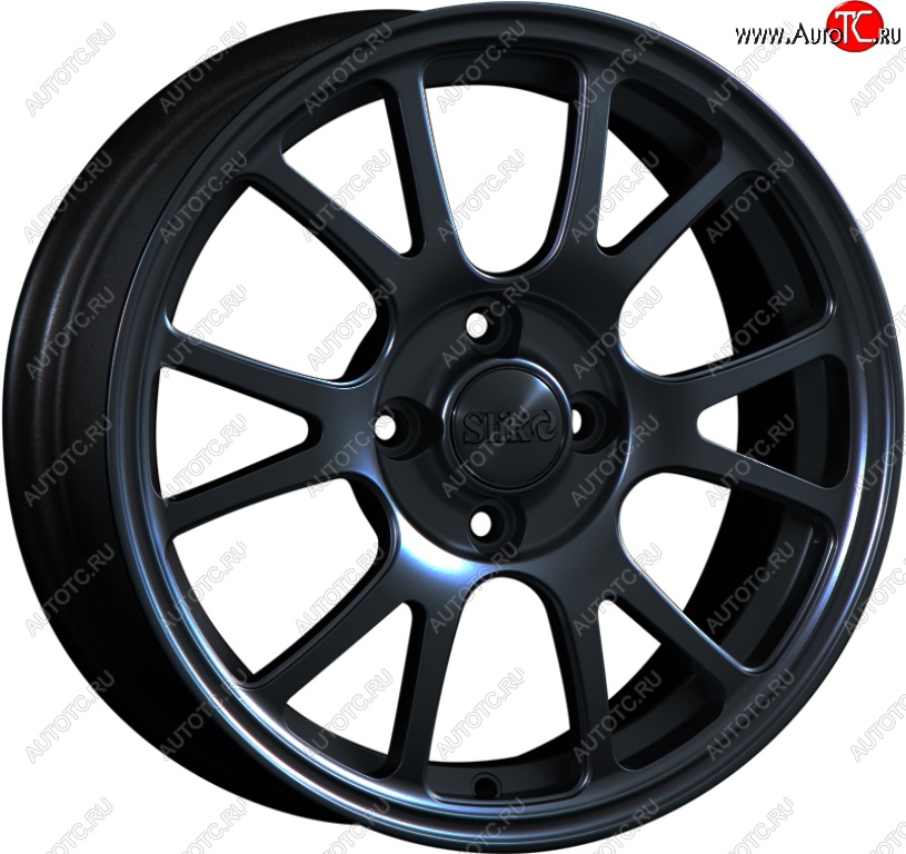 23 999 р. Кованый диск Slik Classik 6x15 (Черный матовый)   (Цвет: Черный матовый)  с доставкой в г. Чебоксары