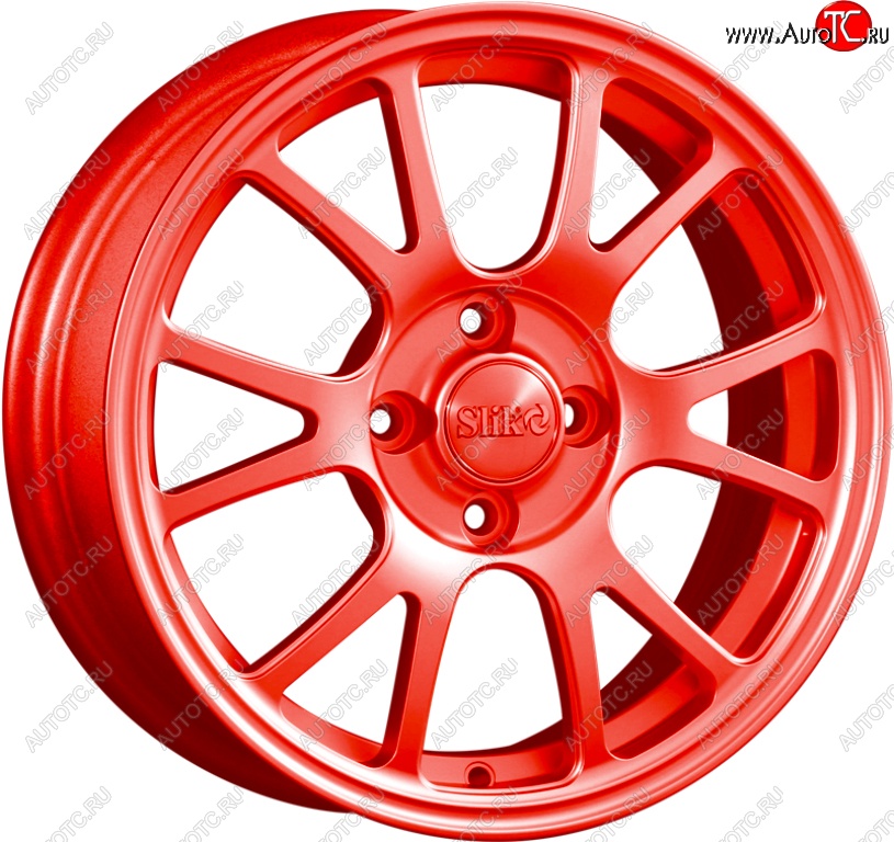 14 899 р. Кованый диск Slik Classik 6x15 (RAL 3026 ярко-алый)   (Цвет: RAL 3026 ярко-алый)  с доставкой в г. Чебоксары