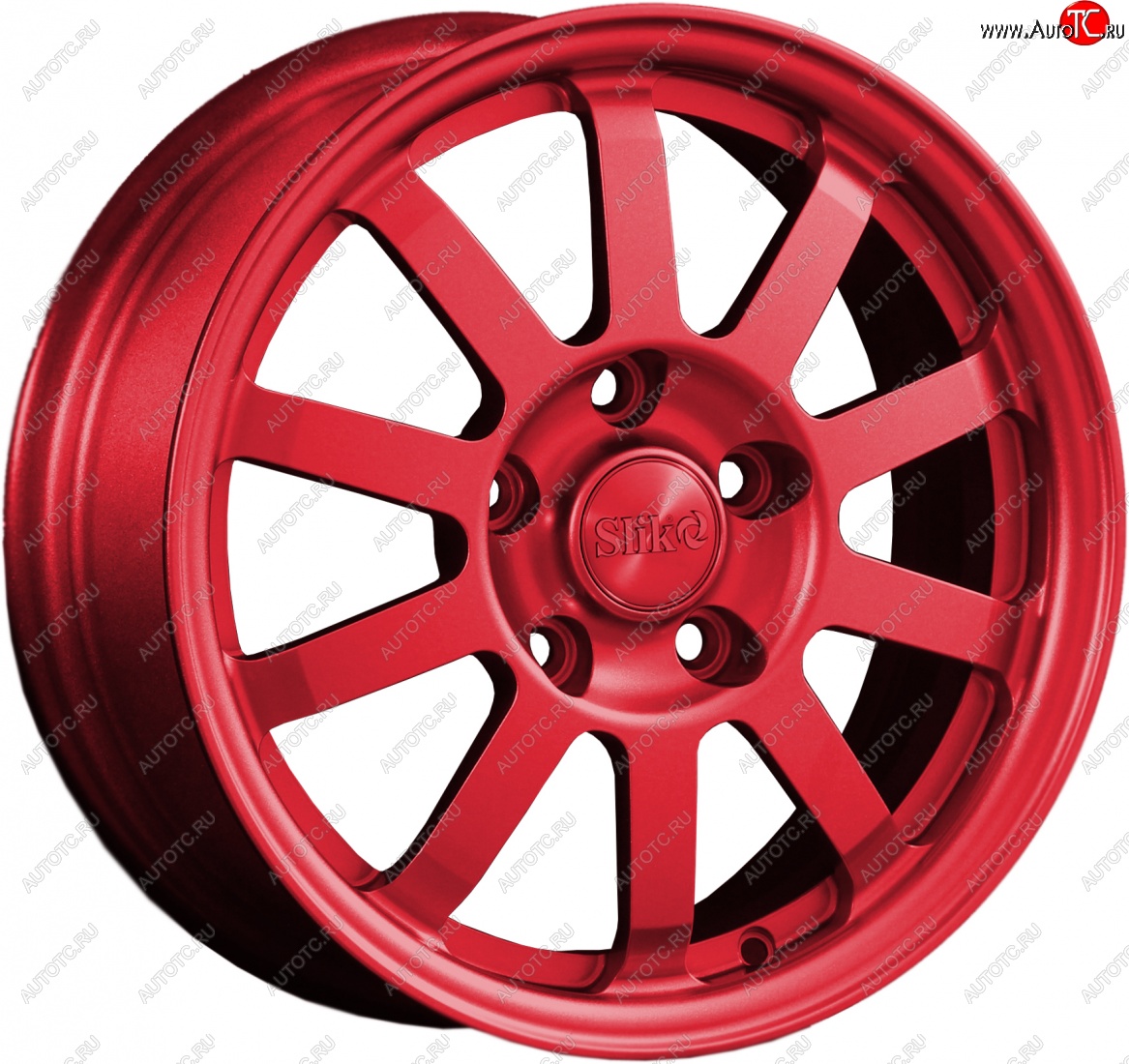 11 399 р. Кованый диск Slik Classik 6x15 (Красный)   (Цвет: Красный)  с доставкой в г. Чебоксары