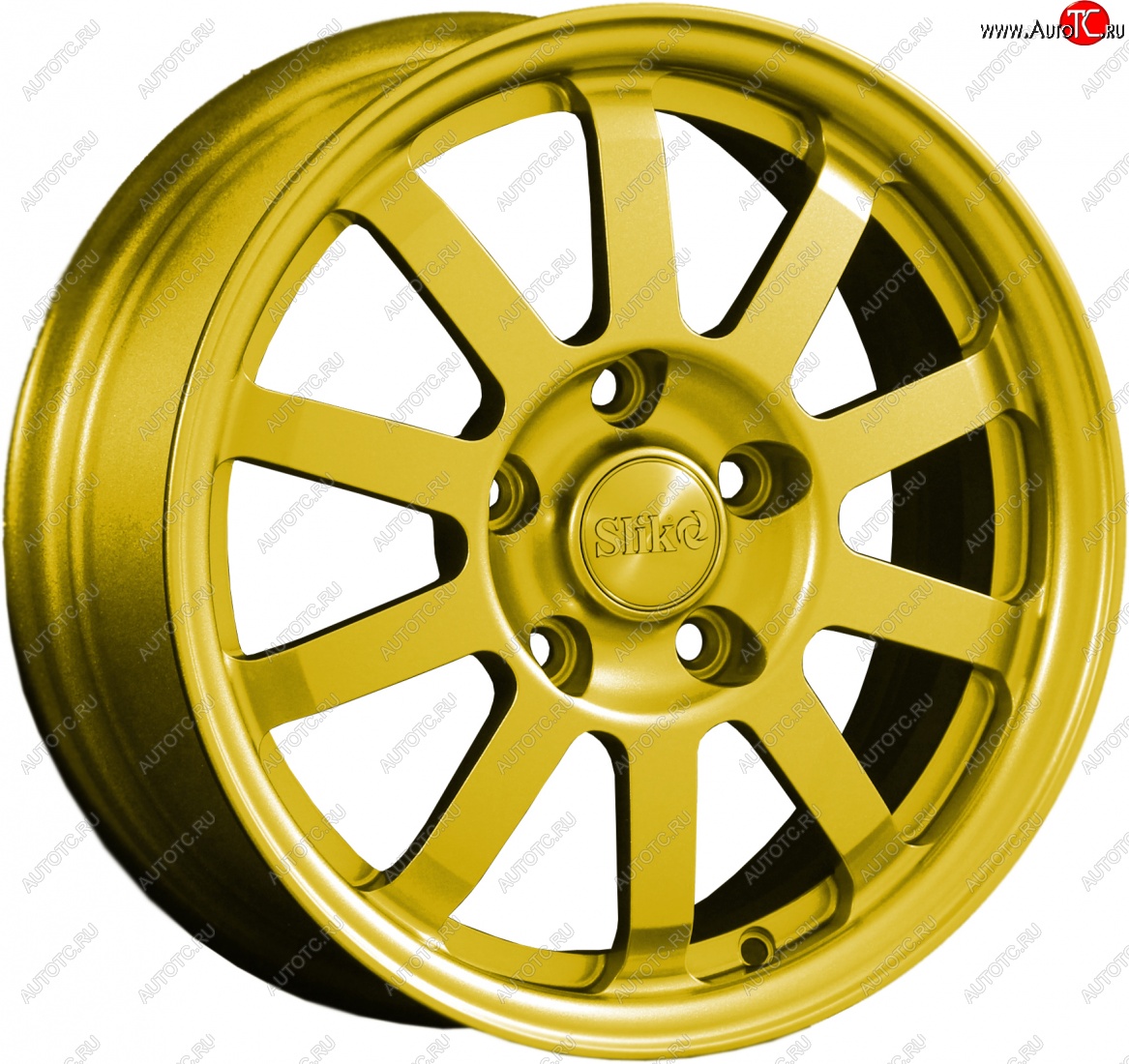 11 399 р. Кованый диск Slik Classik 6x15 (Ярко-желтый RAL 1021)   (Цвет: Ярко-желтый RAL 1021)  с доставкой в г. Чебоксары