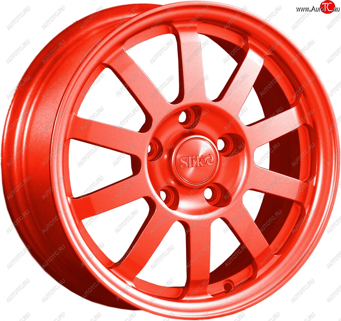 11 399 р. Кованый диск Slik Classik 6x15 (RAL 3026 ярко-алый)   (Цвет: RAL 3026 ярко-алый)  с доставкой в г. Чебоксары