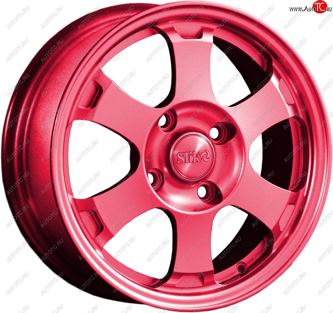 14 799 р. Кованый диск Slik Classik 6x15 (Candy рубиновый)   (Цвет: Candy рубиновый)  с доставкой в г. Чебоксары