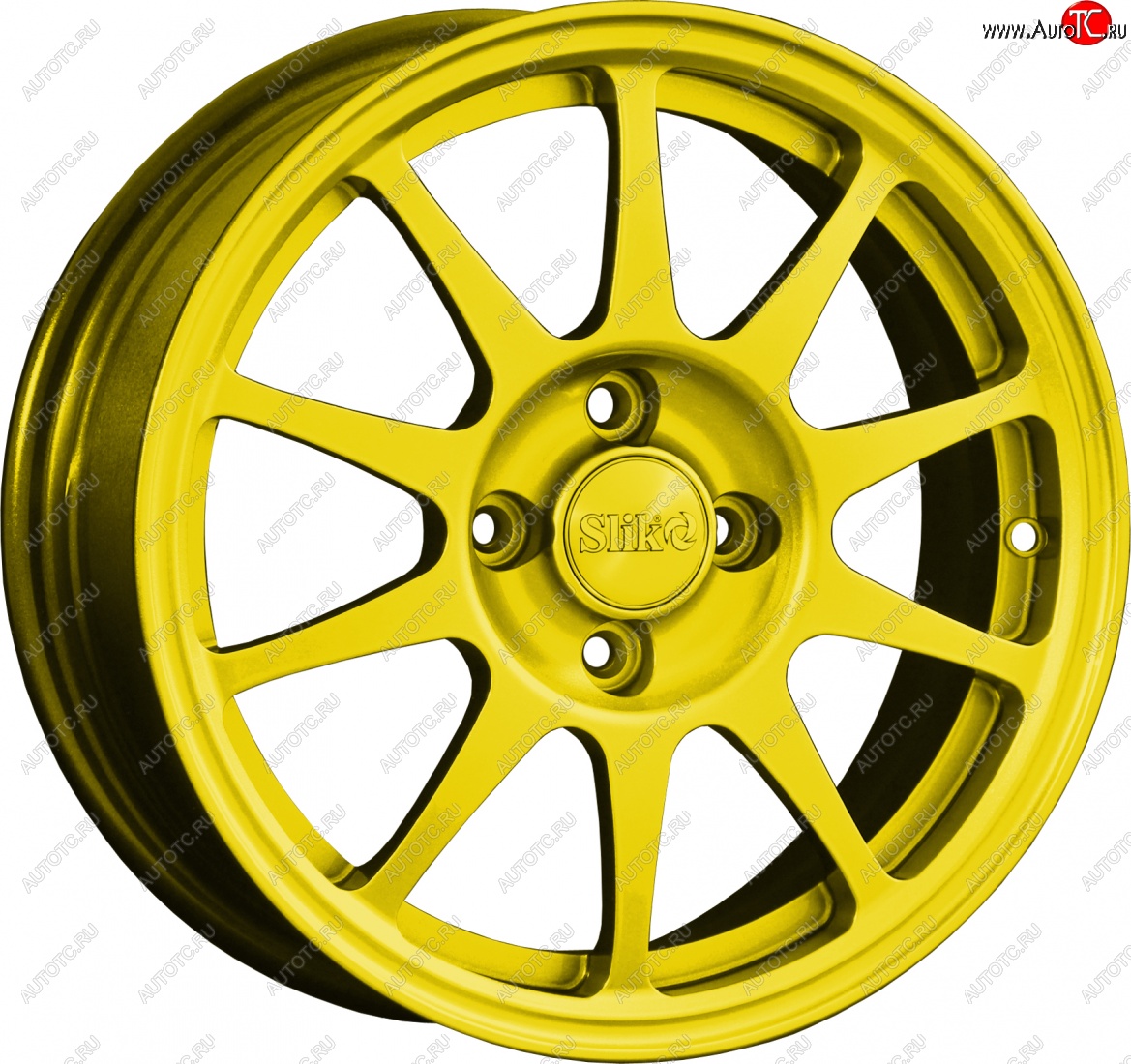 14 799 р. Кованый диск Slik Classik 6x15 (Ярко-желтый RAL 1021)   (Цвет: Ярко-желтый RAL 1021)  с доставкой в г. Чебоксары