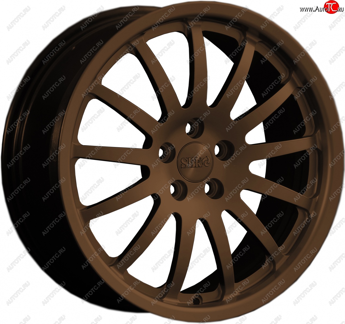 14 599 р. Кованый диск Slik classik R17x7.5 Коньячная бронза. Глянец (BRZCGN) 7.5x17   (Цвет: BRZCGN)  с доставкой в г. Чебоксары