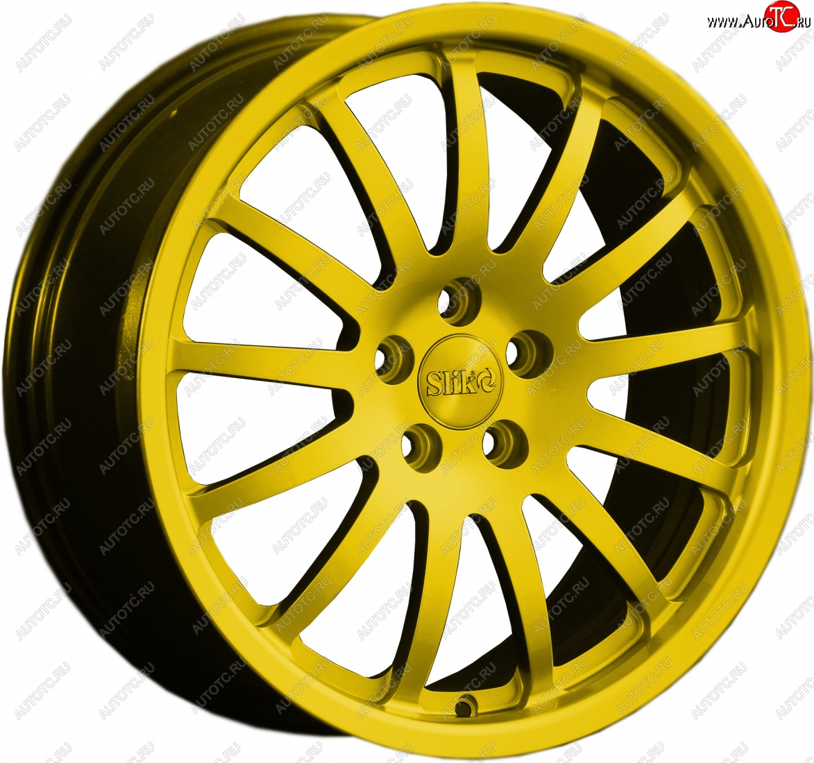 14 599 р. Кованый диск Slik classik R17x7.5 Candy YELLOW ярко-желтый 7.5x17   (Цвет: Candy YELLOW ярко-желтый 7.5x17)  с доставкой в г. Чебоксары