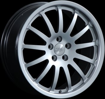 Кованый диск Slik classik R17x7.5 Серебристый светлый (S16) 7.5x17 Dong Feng Rich 6 DoubleCab дорестайлинг (2018-2022) 6x114.3xDIA66.1xET45.0