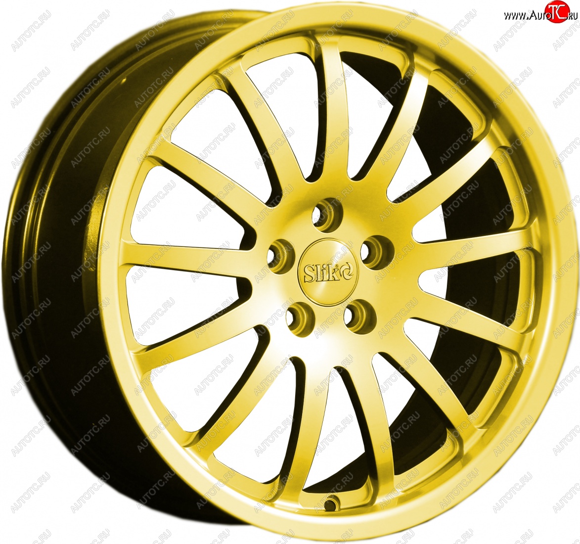 14 599 р. Кованый диск Slik classik R17x7.5 Ярко желтый RAL 1021 (YELLOW) 7.5x17   (Цвет: YELLOW)  с доставкой в г. Чебоксары